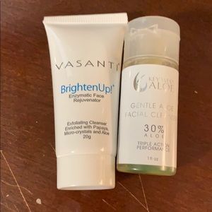Vasanti Brighten Up, Key West Aloe Cleanser